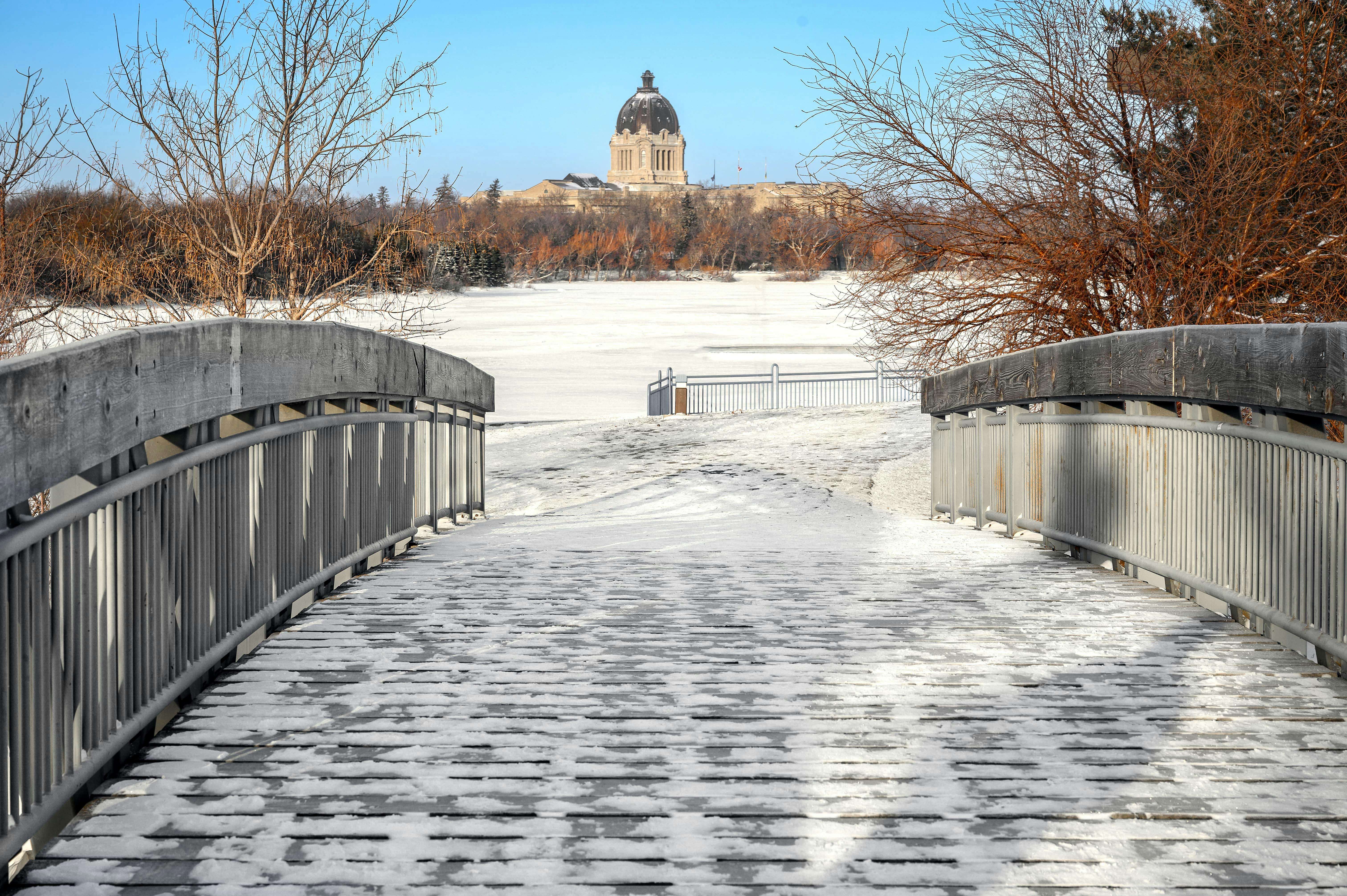 Regina saskatchewan, Wascana lake, in winter